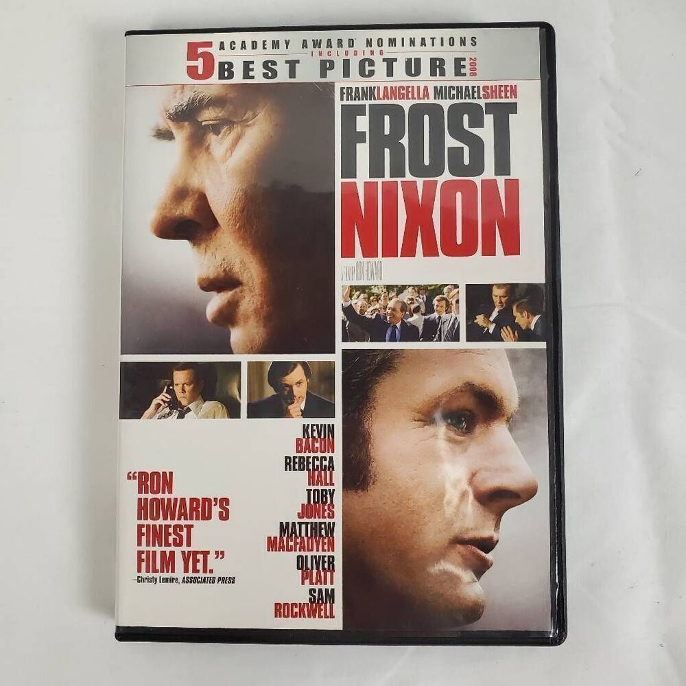 Frost/Nixon DVD Frank Langella Michael Sheen 2009 Oscar Nominee Drama